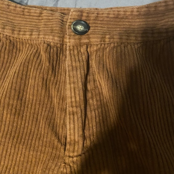 Mustard/brown flare corduroy pants - Picture 4 of 5